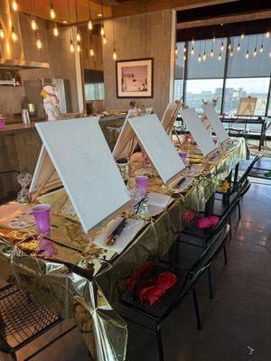 Paint and Sip private event in Anaheim!