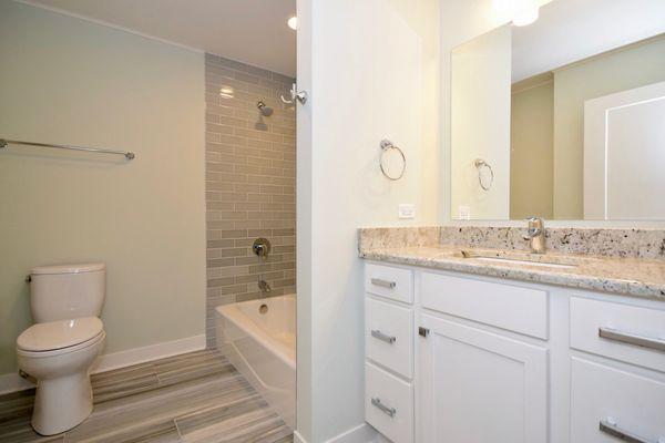 Beautiful updated bathroom done by True Dimensions inc of Park Ridge