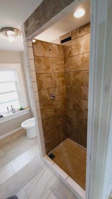 Custom shower