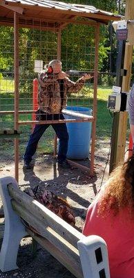 Ol' Deadeye Dick at the 2018 IPSB Sporting Clay Event