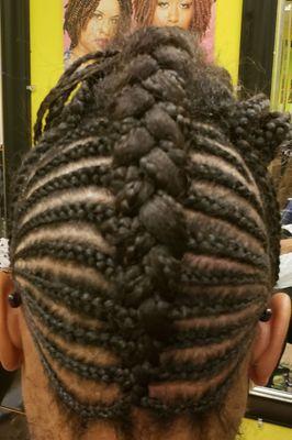 Braids done by Sarah