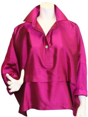 Zina Classic Silk Shirt