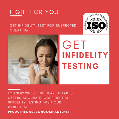 Infidelity DNA Testing Services https://thecarlsoncompany.net/infidelity/