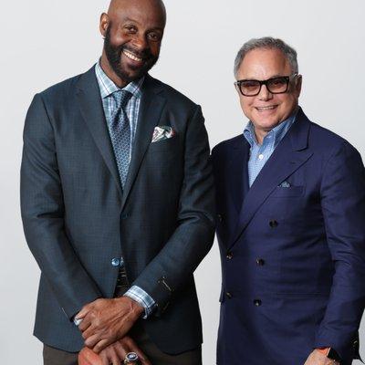 Jerry Rice and Sam Malouf