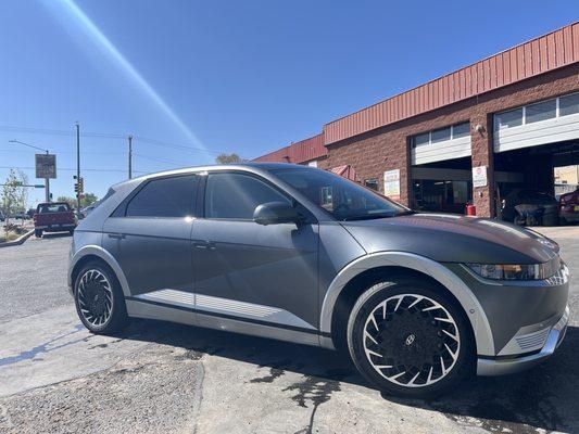 2022 Ioniq 5 after a wash at Hadleys.