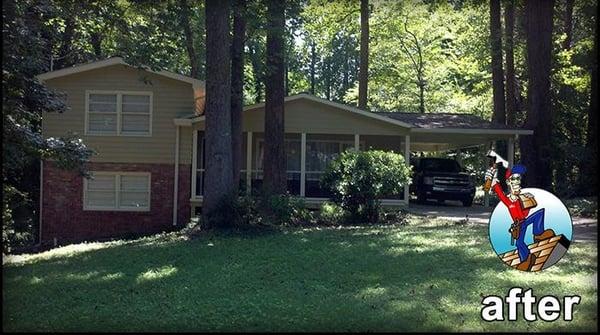 Front Porch Remodeling After