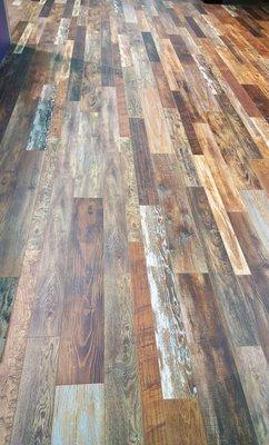 Reclaimed Wood Laminate Floor