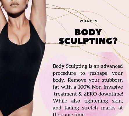 Curious about Body Sculpting. Book now & get educated.