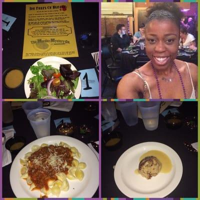 Me and all 3 courses. I suck at these type of shows but had fun anyway. Lol