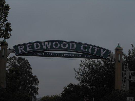 redwood city sign