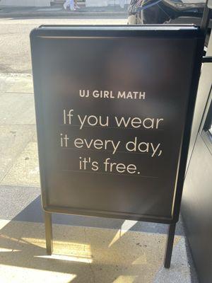 Girl math.