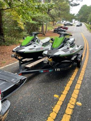 Yamaha EX's at Lake Lanier Jetski Rentals.