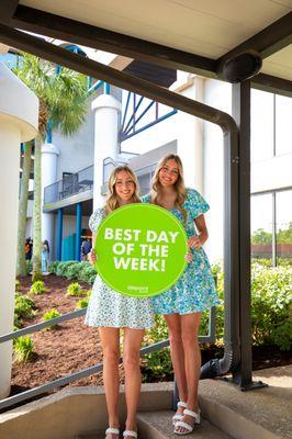 Greeters are here more than ready to welcome you to church!