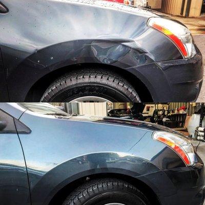 Paintless collision repair