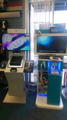 Try out the PS4 and the Wii U while waiting, or just come in and play a game.