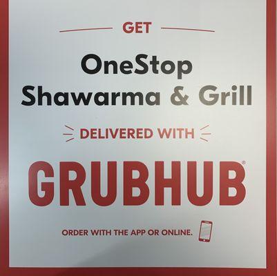 Order through Grubhub!