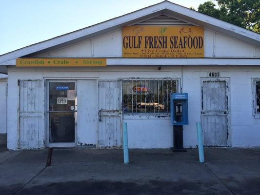 Store front (parking lot was full when I arrived. Don't let the humble appearance fool you - This place is awesome.