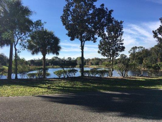 Palmetto Point Park. There is disc golf and a bike/hiking trail with exercise equipment.