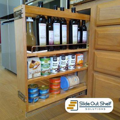 Custom storage solutions to maximize your cabinet space and make it work for you!