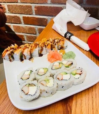 My friend and her daughter enjoyed the Philly roll and Crunchy Munchy roll.