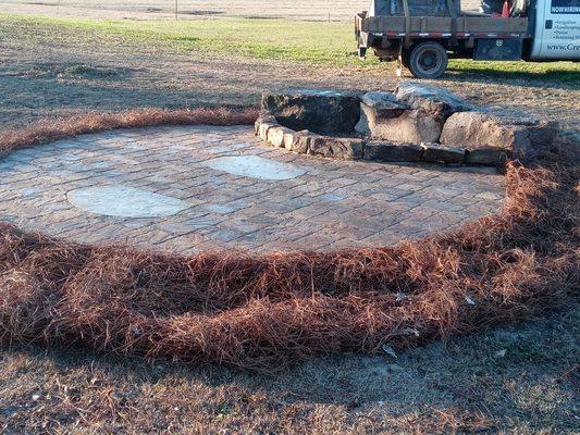 Firepit patio