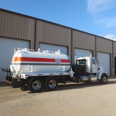 A DOT vacuum truck