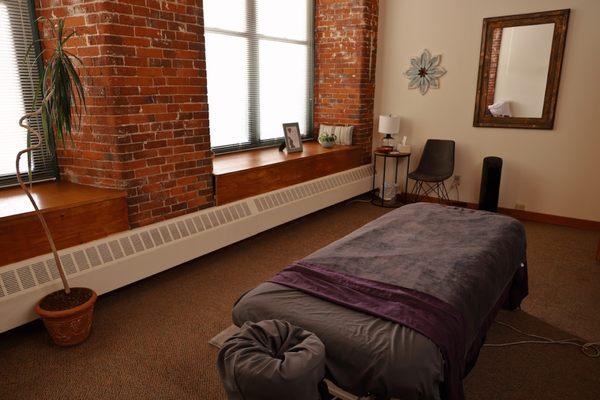 Huge, inviting treatment rooms.