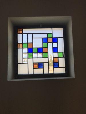 Custom stained glass installed by Mickey 10/26/19