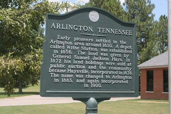 The history of Arlington, Tn.