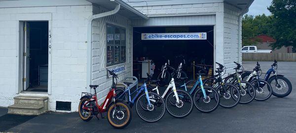 Ebike-Escapes Electric Bicycle Shop is the area's only authorized Elite Aventon Dealer Location and Service Center.