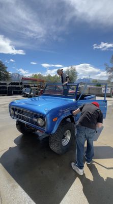 We build and restore vintage Ford Broncos with our in-house team