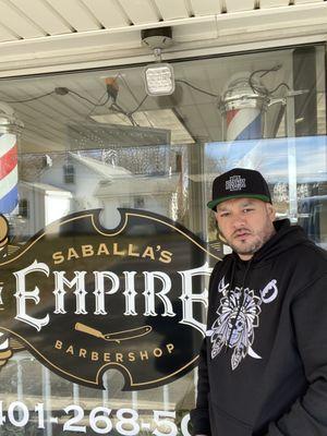 Owner and creator of Saballa's Empire Barbershop