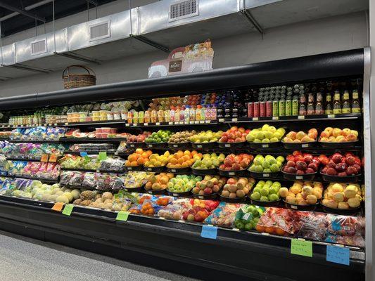 Full color of the rainbow in the produce section