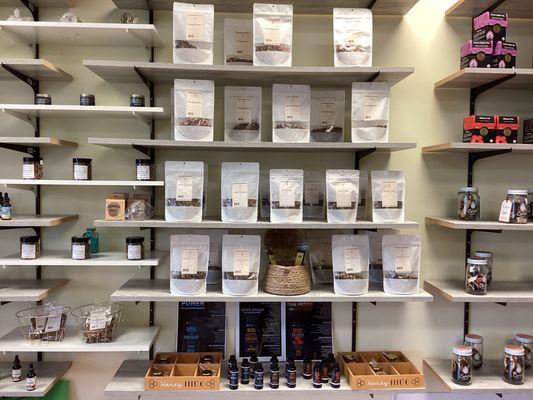 You can find a variety of herbal blends, teas, and honey here at Healthy N Space to help you achieve and maintain balance.