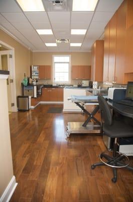 Our treatment and surgical preparation area.