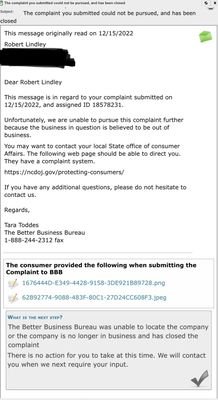 BBB response