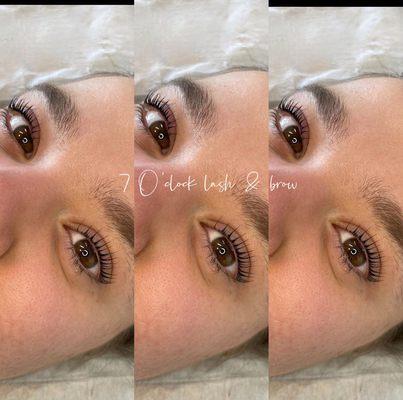 Lash lift & tint