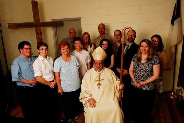 The Congregation of Holy Angels recently celebrated the ordination of their pastor to the Order of Bishops.