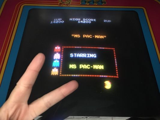 High score on Ms Pac-Man