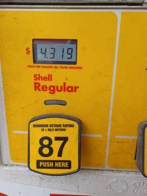 Good gas price especially for Florida.