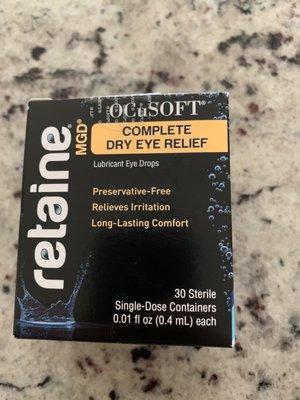 Very good eye drops.