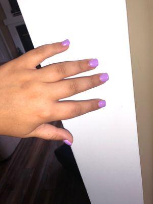 Liquid gel nails color #542