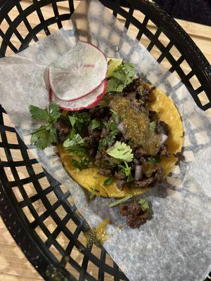 Asada taco