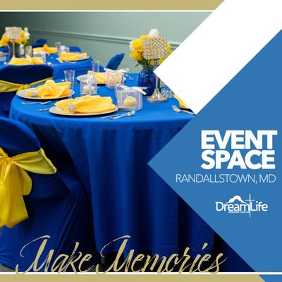 Come explore the possibilities of your next event! Our spacious facility is perfect for hosting your special occasions, and our event space.