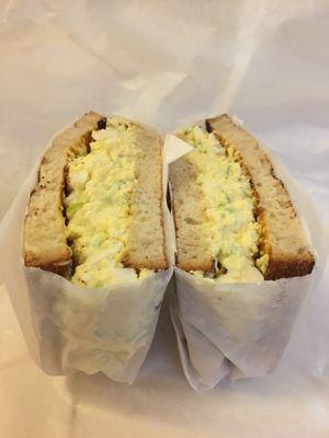 Classic egg salad sandwich.