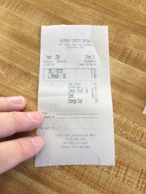 Food receipt beef tacos