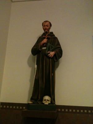 St. Francis statue.