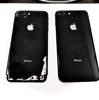 Back Glass Replacement Before & After