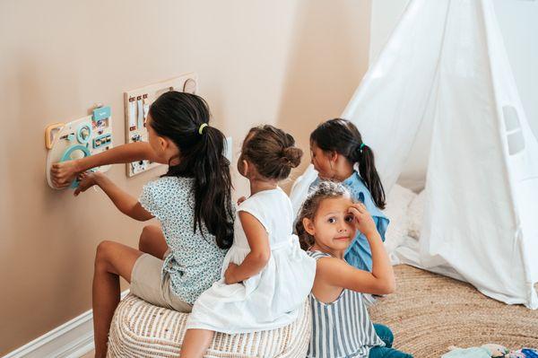 Kids of all ages love our play area