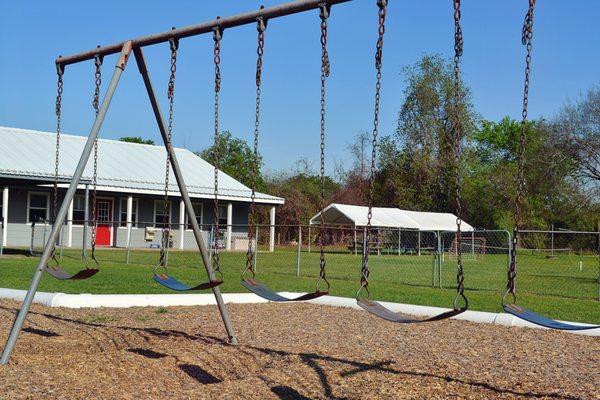 We offer two wonderful outdoor playgrounds for our students to enjoy.